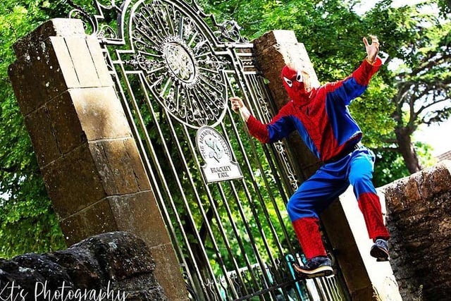 Brackley's own Spider-Man. Photo: Katie Appleton Jones