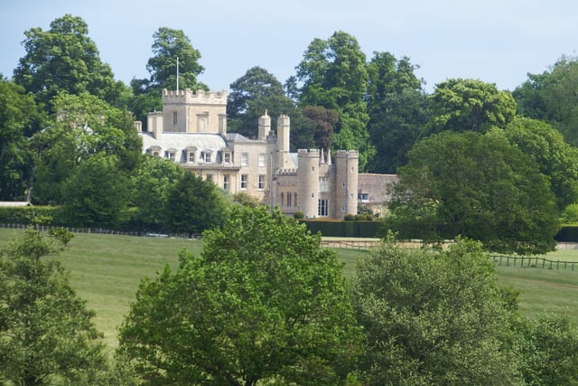 Andrew Cole's view of Elton Hall on a walk