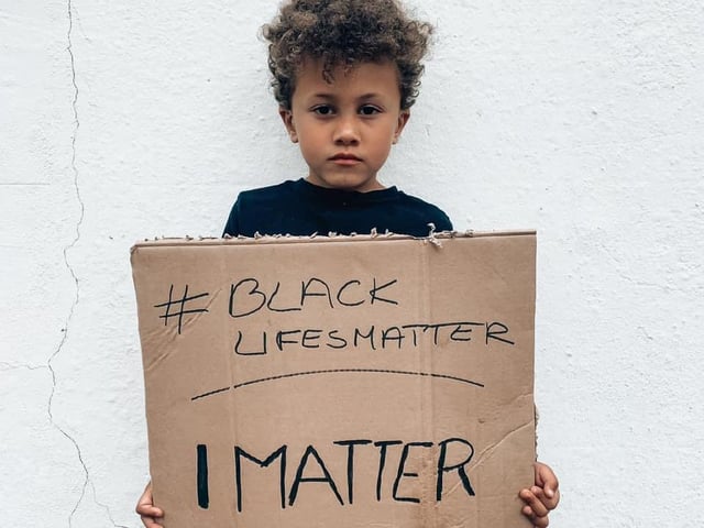 This young boy says 'I matter'