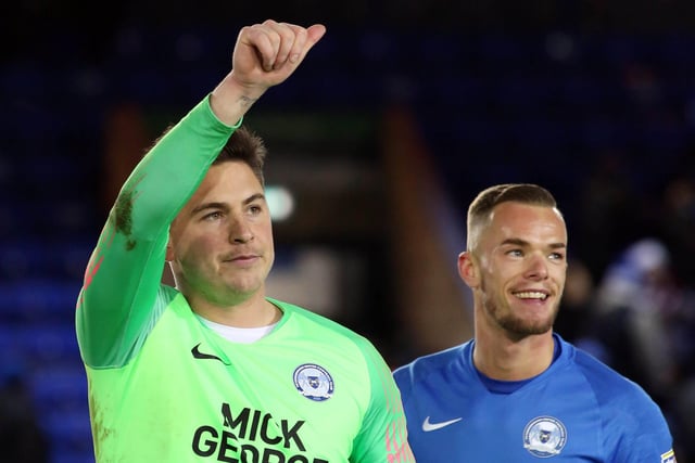 Goalkeeper Christy Pym (pictured) was the only player to appear in all 35 League One matches for Posh in the 2019-20 season. 
Pym appeared in 42 of the 44 competitive matches Posh played.
The next highest appearance-makers in all competitions were: 39 Ivan Toney, 37 Mark Beevers, Niall Mason, 36 Joe Ward, Dan Butler, 35 Mo Eisa, 34 Frankie Kent, 30 Siriki Dembele, 29 Louis Reed, 26 Marcus Maddison, Josh Knight, 24 George Boyd.