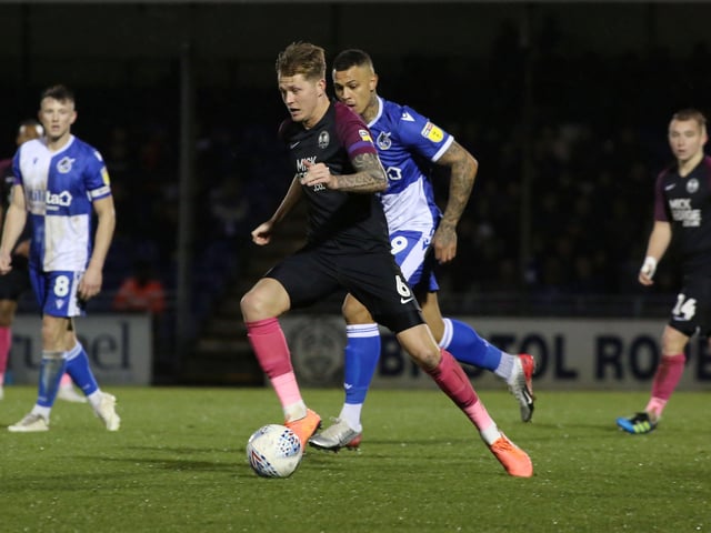 FRANKIE KENT: Apps: 37. Average mark: 7.3.
Best performance: Bristol Rovers (away).
Posh boss Darren Ferguson likes his defenders to be comfortable on the ball so no wonder he was keen to bring Kent to the club from Colchester last Summer. There were times when the centre-back was bullied, but mostly he was a calm, cultured presence in a defence that really flourished when they switched to three at the back.
GRADE: B+
