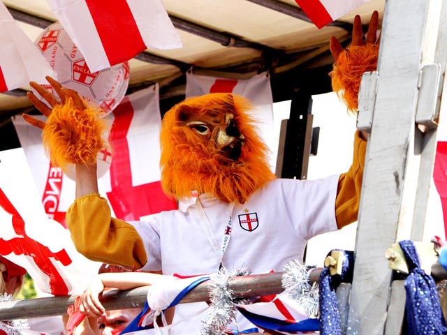 When the England men's football team were in South Africa competing in the World Cup.