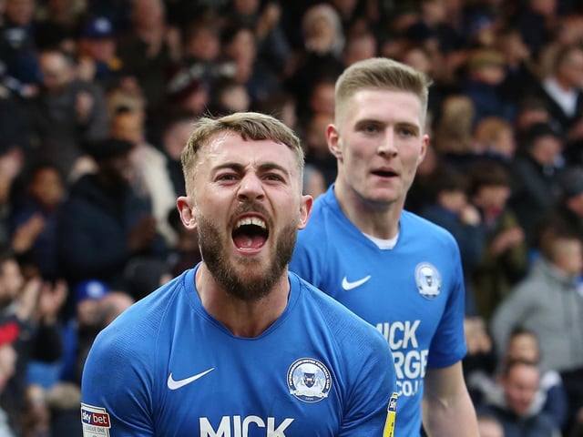 DAN BUTLER: Apps: 36. Average mark: 7.0.
Best performance: v Portsmouth (away).
Initially this left-back was a disappointment after moving to Posh in the summer, but, like many others, he was rejuvenated by a switch in formation. Butler’s athleticism had never been in doubt, but his delivery, a key skill in a wing-back, was often erratic until a strong finish to the season which included a couple of goals.
GRADE: B
