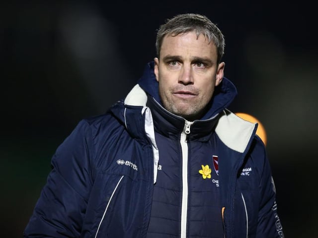 Michael Duff. Made more than 300 appearances for Cheltenham as a player and was appointed manager in September 2018, his first foray into management following two years as an academy coach at Burnley.
