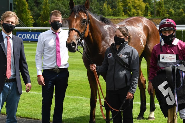 Mouriyani and connections after their win / Picture: Getty