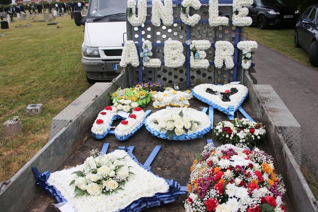 Albert Harber's funeral