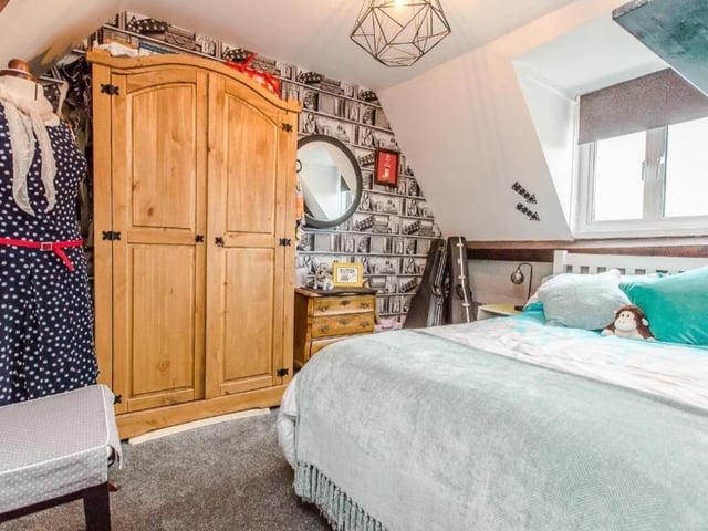 A second attic bedroom