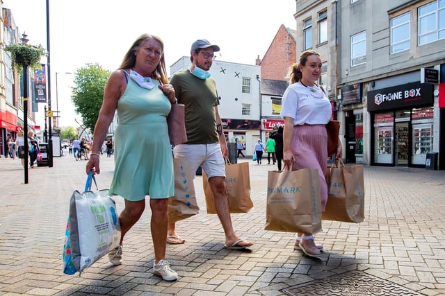 Shoppers were keen to visit Primark as it reopened. Photo: Leila Coker.