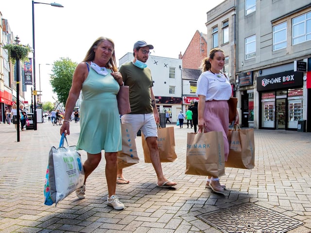 Shoppers were keen to visit Primark as it reopened. Photo: Leila Coker.