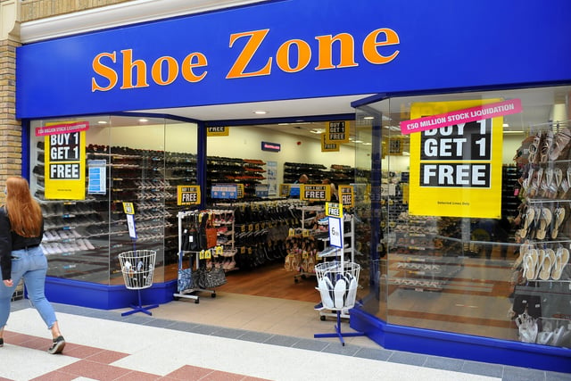 Shoe Zone in the Market Place Shopping Centre