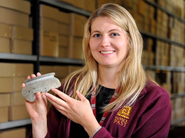 Fishbourne Roman Palace. Property Manager Melanie Marsh. Pic Steve Robards SR2006111 SUS-201106-204550001