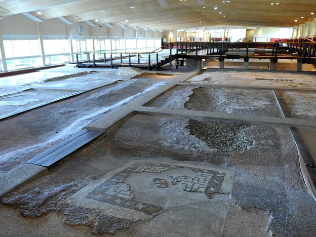 Fishbourne Roman Palace. Pic Steve Robards SR2006111 SUS-201106-204136001