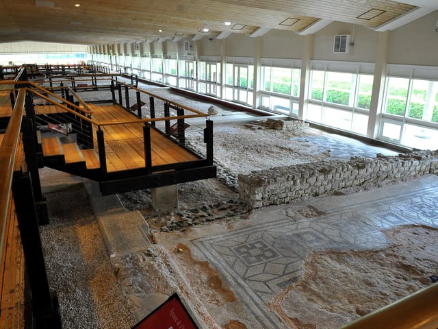 Fishbourne Roman Palace. Pic Steve Robards SR2006111 SUS-201106-204024001