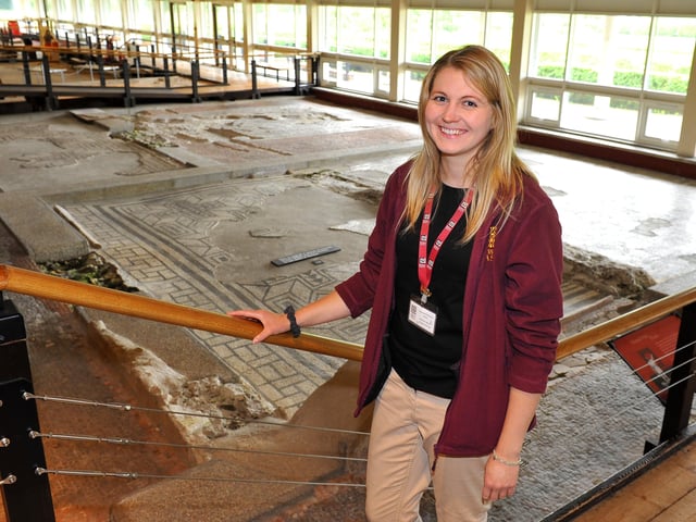 Fishbourne Roman Palace. Property Manager Melanie Marsh. Pic Steve Robards SR2006111 SUS-201106-204211001