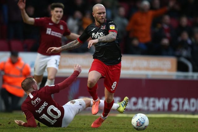 Exeter were fast in decline during February and March and their automatic promotion bid looked to be falling apart. They were on a five-game winless run just as COVID hit, including a 2-0 defeat at the PTS.