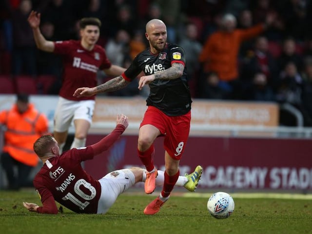 Exeter were fast in decline during February and March and their automatic promotion bid looked to be falling apart. They were on a five-game winless run just as COVID hit, including a 2-0 defeat at the PTS.