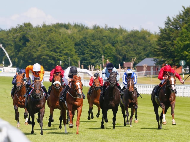 Day two of Goodwood's behind-closed-doors action / Picture Mark Cranham, Getty