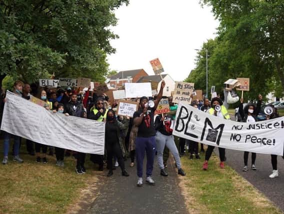 Aylesbury told the world loud and clear... BLACK LIVES MATTER!