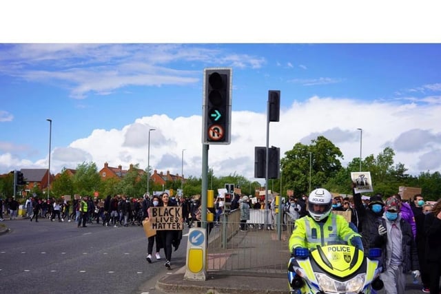 Thames Valley Police oversaw a completely peaceful protest