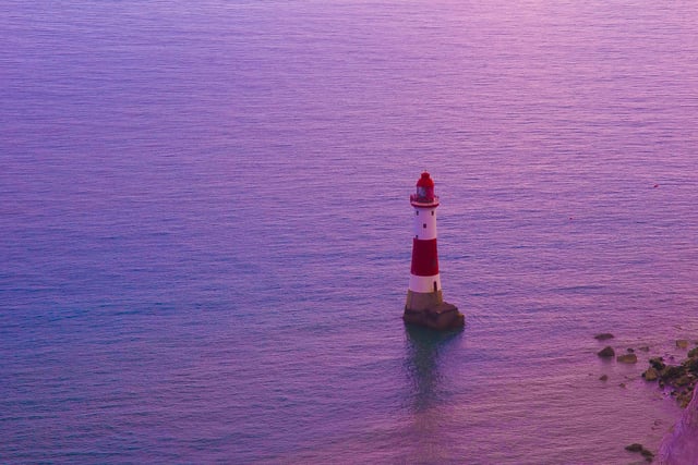 Beachy Head lighthouse, by Joe Grinstead. SUS-200617-120946001