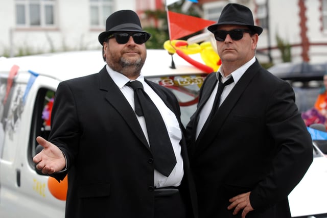 Blues brothers Pip Frederick and Dodge Holden at Bognor Regis Carnival in 2010. Picture: Louise Adams C100957