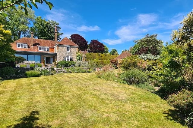 The garden provides a lovely setting for this exceptional period village house.Just over half an acre.
