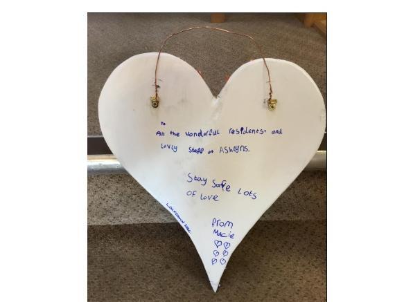 Ashlyns residential homereceived kind messages from pupils at The Thomas Coram CE School,Greenway Primary andNursery SchoolandAshlyns School