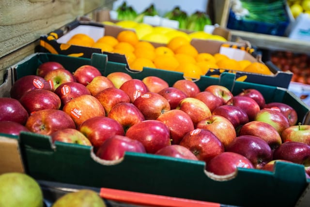Locally sourced fruit and veg is on sale at the shop. Photo: Kirsty Edmonds.