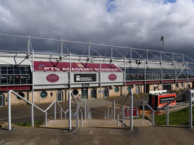 An empty Sixfields Stadium