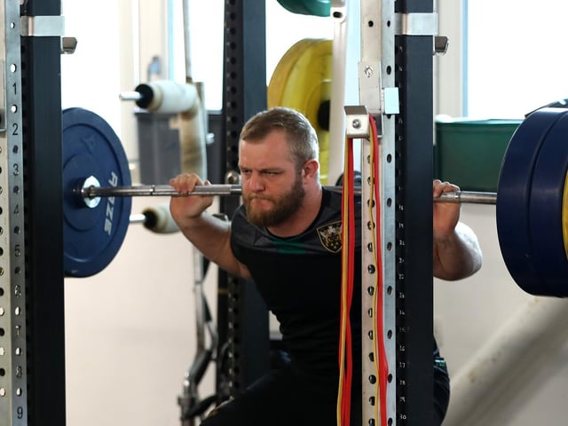 Mike Haywood was not messing around in the gym