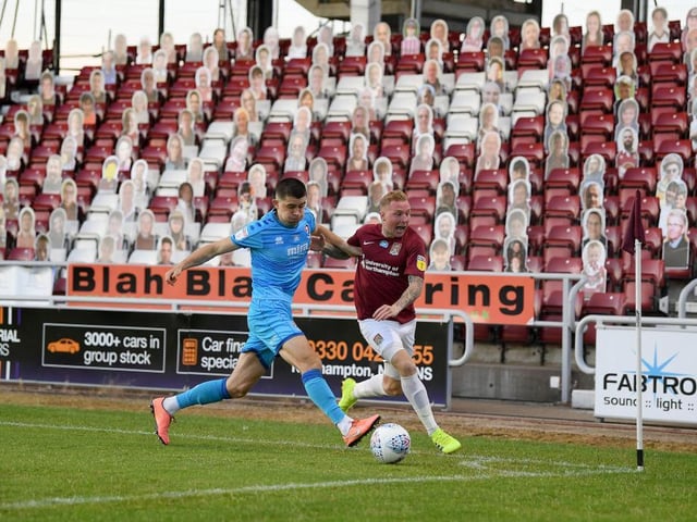 Had plenty of opportunities to put balls in the box, particularly at set-pieces, but whilst some of his delivery was excellent, Cheltenham's back three was in no mood to give Town any free headers... 6