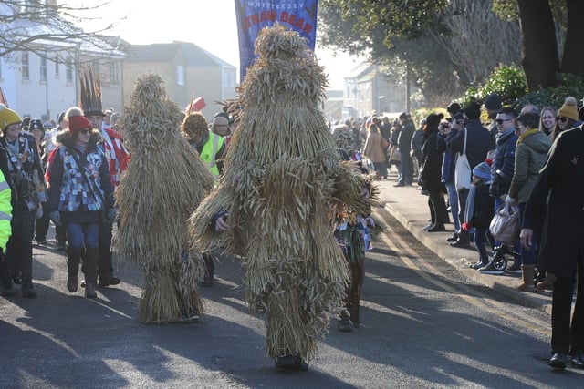 Straw Bear Festival 2020 at Whittlesey. EMN-200118-154829009