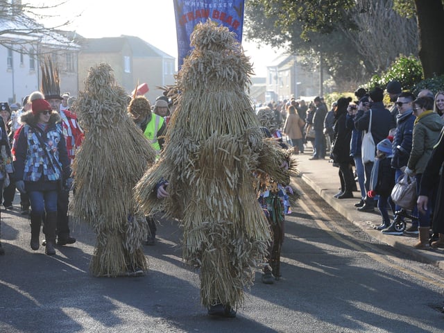 Straw Bear Festival 2020 at Whittlesey. EMN-200118-154829009