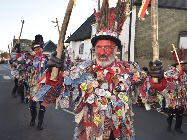Straw Bear Festival 2020 at Whittlesey. EMN-200118-154924009