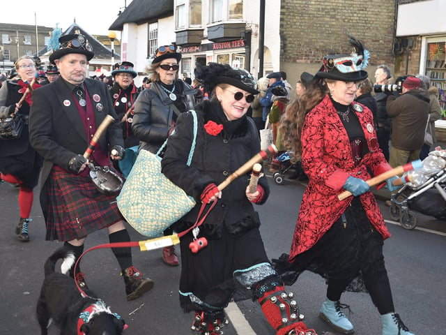 Straw Bear Festival 2020 at Whittlesey. EMN-200118-154935009
