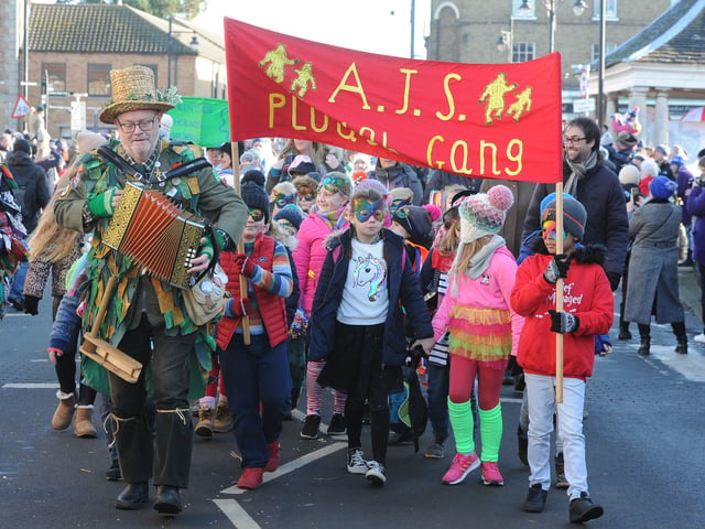 Straw Bear Festival 2020 at Whittlesey. EMN-200118-154957009