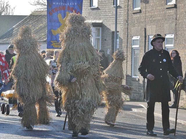 Straw Bear Festival 2020 at Whittlesey. EMN-200118-154252009