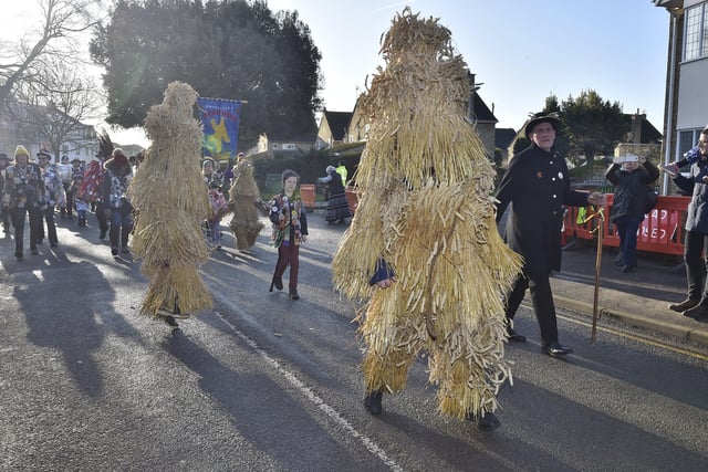 Straw Bear Festival 2020 at Whittlesey. EMN-200118-154302009