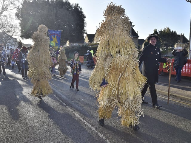 Straw Bear Festival 2020 at Whittlesey. EMN-200118-154302009