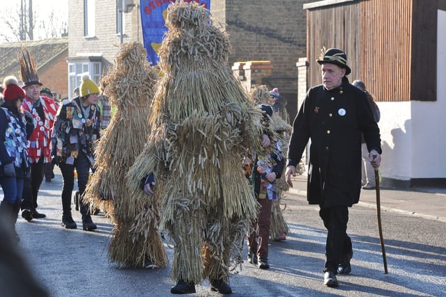 Straw Bear Festival 2020 at Whittlesey. EMN-200118-154313009
