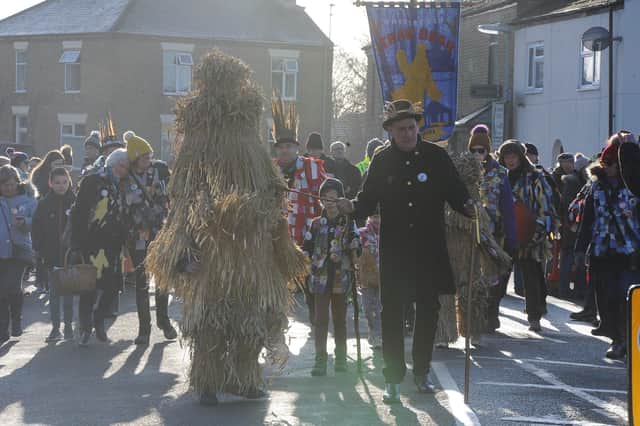 Straw Bear Festival 2020 at Whittlesey. EMN-200118-154241009