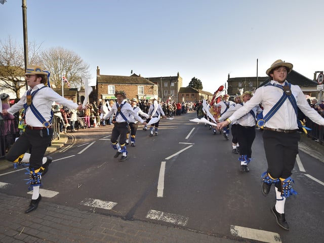 Straw Bear Festival 2020 at Whittlesey. EMN-200118-154452009