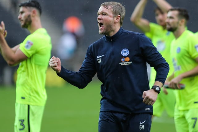 GRANT MCCANN: The midfield maestro dropped down a division to join Posh.