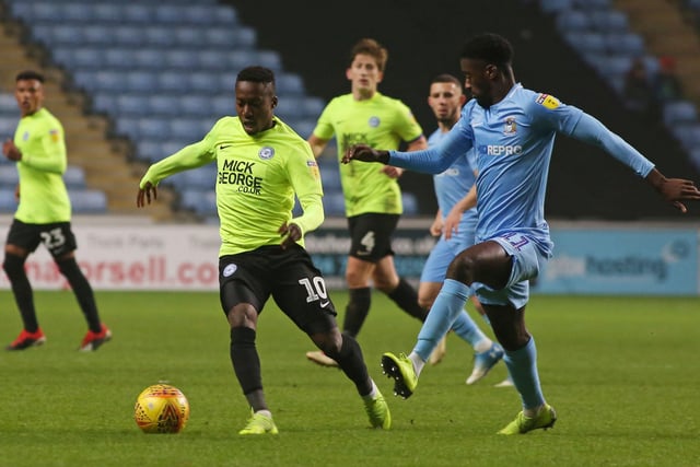 JORDY HIWULA: Striker released by Championship-bound Coventry, but not good enough for Posh surely? Posh interest: 2/10.