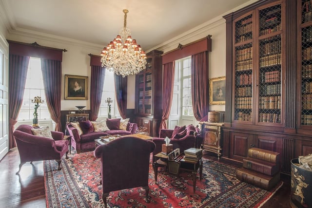 On of the magnifilcent rooms inside the 310-year-old Hinwick House