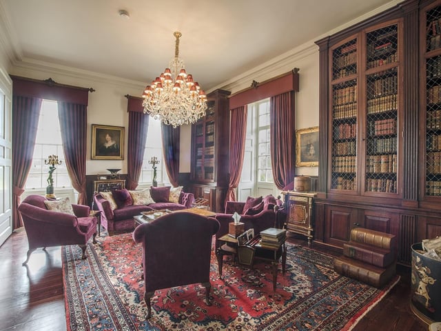 On of the magnifilcent rooms inside the 310-year-old Hinwick House
