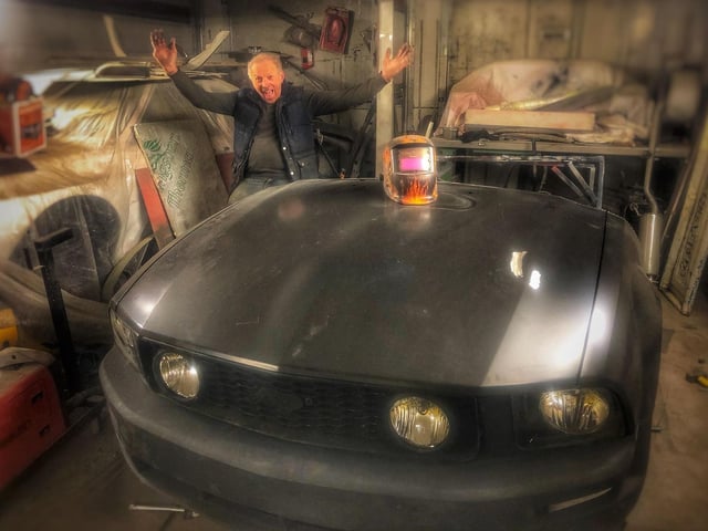 As with the Minis, the Mustang has been made for new panels.