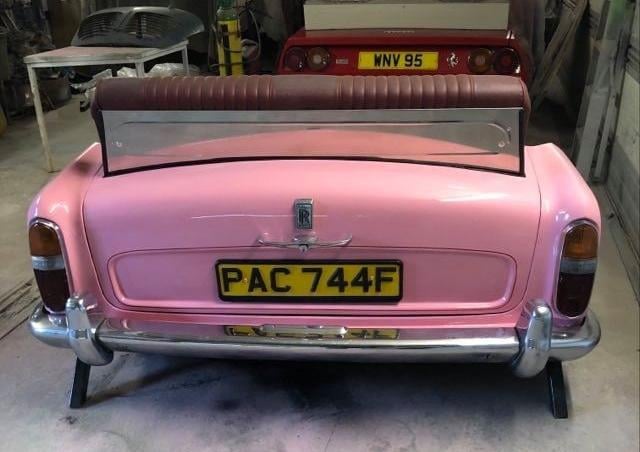 "The base vehicle was a brown colour, it was left very rusty and quite distorted so we gave her a complete renovation and a pink paint job," Victoria said.