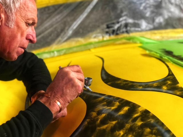 Adding flames ...