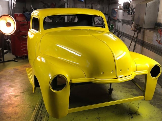 Partway through the transformation.